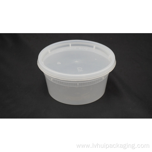 Disposable soup cup 12oz with lid